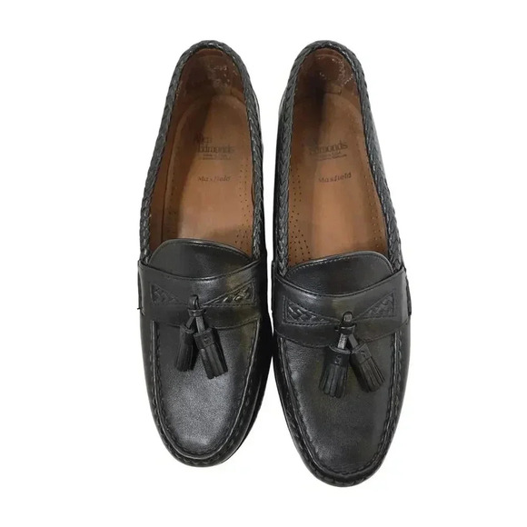 Allen Edmonds Men's Maxfield Tassel Loafer Black Size 12 - Picture 2 of 8